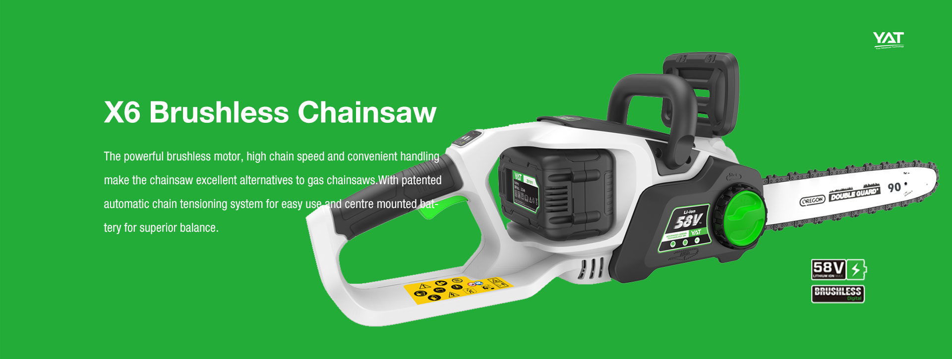 X6 BRUSHLESS CHAINSAW
